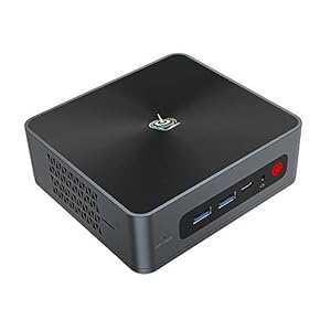 Beelink SER5 Mini-PC Windows 11 Pro, AMD Ryzen 5 5600H 6C/12T Mini-Computer mit 16G DDR4 RAM 500GB M.2 NVME SSD, WiFi 6E, Dual HDMI+Type-C 4K60Hz Display AMD Radeon Graphics 7core Mini-Desktop-PC