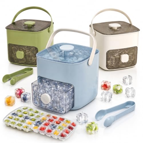 Moule a glacons sans BPA machine a glacons 48 cubes pour whisky et cafe