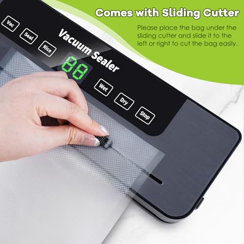 Comeder 6-in-1 30cm Vacuum Sealer with LED Display