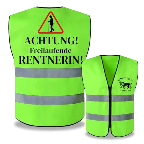 Raveparty Renteneintritt Geschenk Frau Männer Rentnerin Weste für Ruhestand Rente Geschenk Scherzartikel Lustige Ruhestand Geschenk Lustige Ruhestand Geschenk Abschiedsgeschenk Kollegen (Männer A)