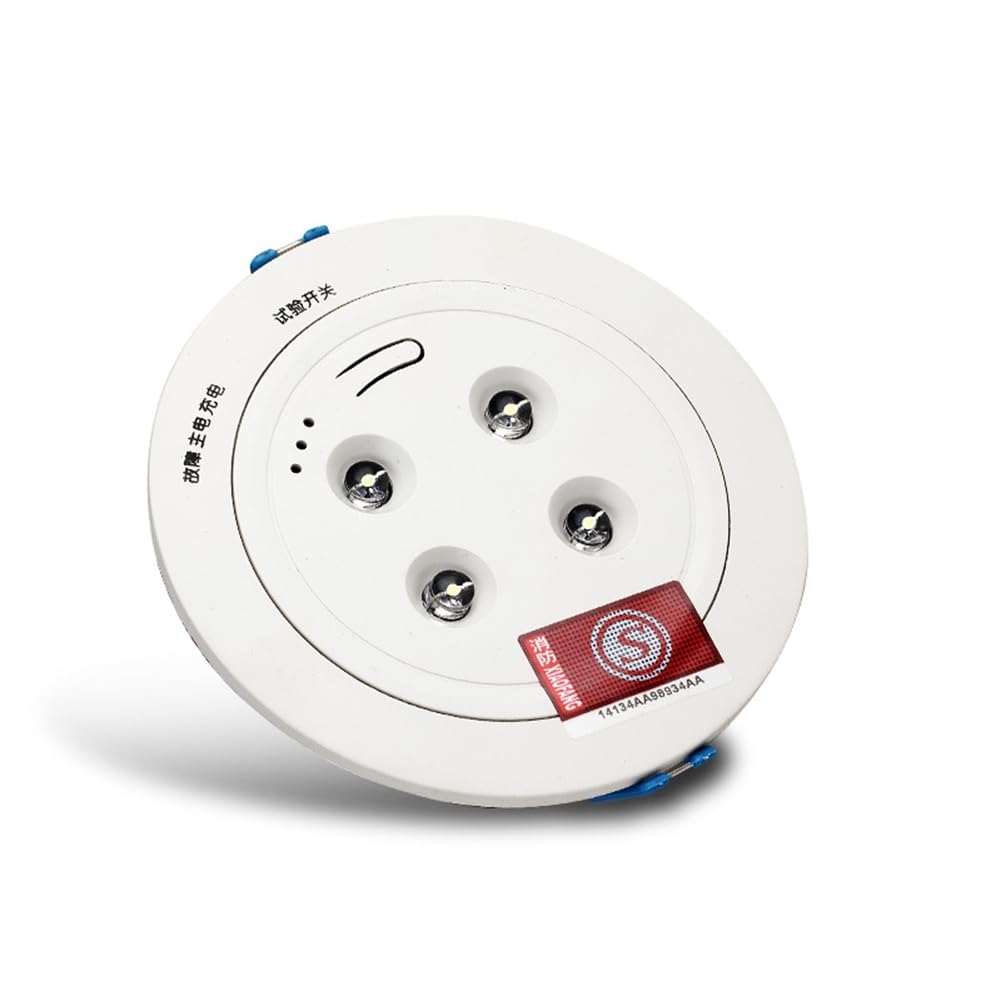 UDSKNV[KSL Emergency Tube Light 4-Led Light Source with Embedded Ceiling Lamp Featuring Built-in Lithium Battery