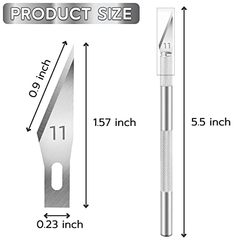 Jetmore 24 Pack Exacto Knife Set, Craft Knife, Precision Hobby Knife Kit for DIY Cutting, Pumpkin Carving, Trimming, Scrapbooking