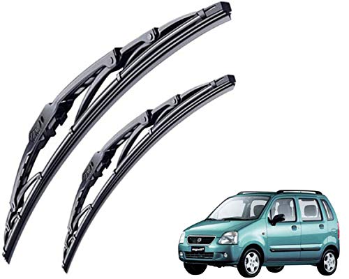 Image of WolkomHome High Performance OE Car Wiper Blade Replacement set of 2 Pc Right 20 inch Left 16 inch for Maruti WagonR 2003