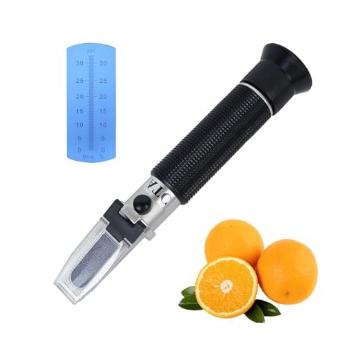 Reviews de Refractómetros del mes. 41 NANBEI 0-32% Brix Metro refractómetro con ATC, refractómetro brix, refractómetro miel, refractómetro portátil para miel, refractómetro pH