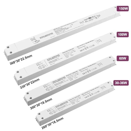 Alimentation LED TRIAC 150W variable DC12V transformateur linéaire IP20 - 7