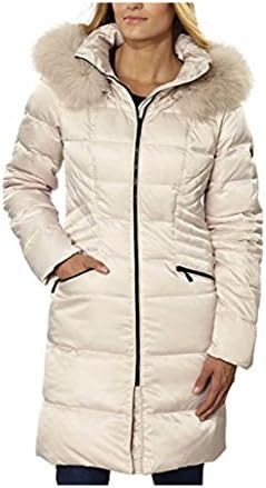 1 Madison Ladies’ Hooded Down Walker Jacket (X Large, Bone)