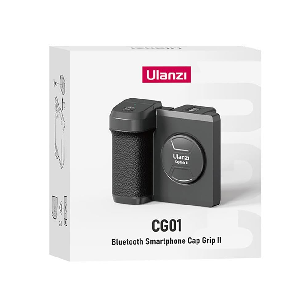 ULANZI CG01 CapGrip II Poignée d'appareil Photo pour Smartphone avec télécommande Bluetooth magnétique