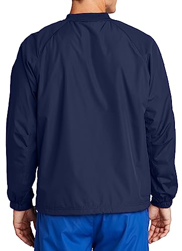 Joe's Usa - Men's Athletic All Sport V-Neck Raglan Wind Shirts In L True Navy #TOP2