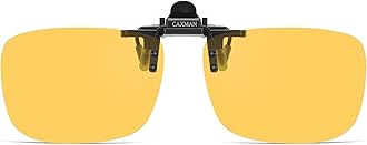 - Polarized Clip-on Flip Up Metal Clip Rimless Sunglasses for Prescription Glasses