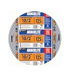 Southwire 10/2 125 ft 30 Amp CU Aluminum Armorlite Metal Clad (Silver),Sliver