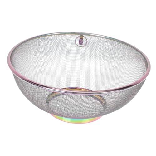 CONGARTENO Cestino Drenante Inossidabile Scolapasta Multiuso Per Frutta e Verdura Strainer Riutilizzabile Per Cucina Facile Da Usare e Riporre Resistente e Duraturo