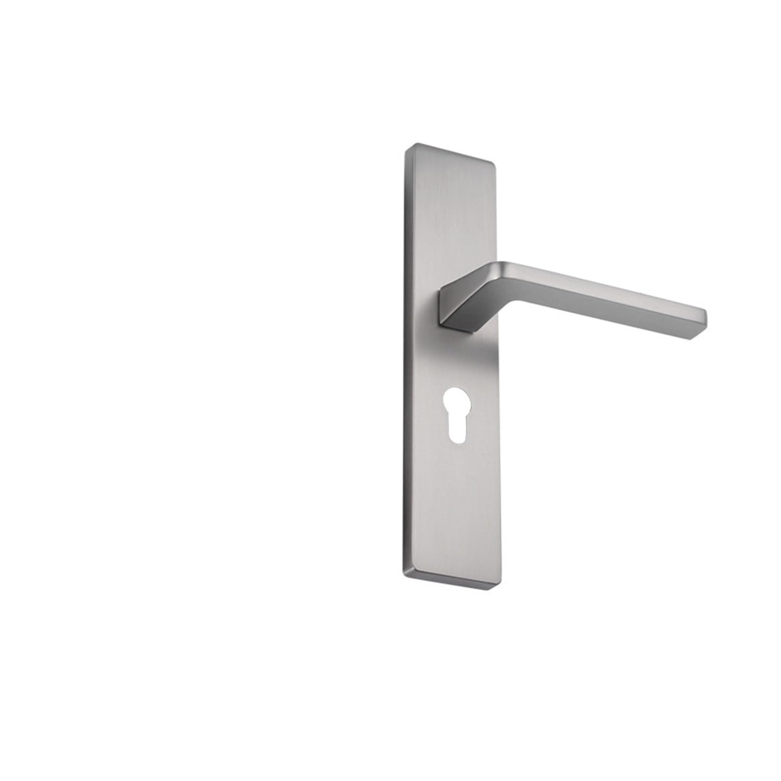 Serrure de porte intérieure en zinc brossé premium monobloc