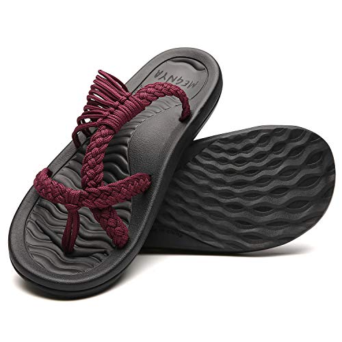 MEGNYA Women's Walking Flip Flops