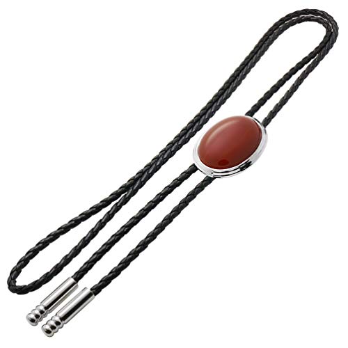 [SWANK] カーネリアン ストーン ループタイ 日本製 ネックレス ポーラータイ ポロタイ ボロタイ lt-raのサムネイル