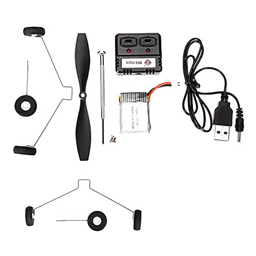 efaso WLToys F949S 3-Kanal 2,4 GHz RC Flugzeug Cessna Anfänger Segelflugzeug mit 2 Landgestellen- Robustes EPO-Material, 3-Fach coreless Motor, komplett RTF