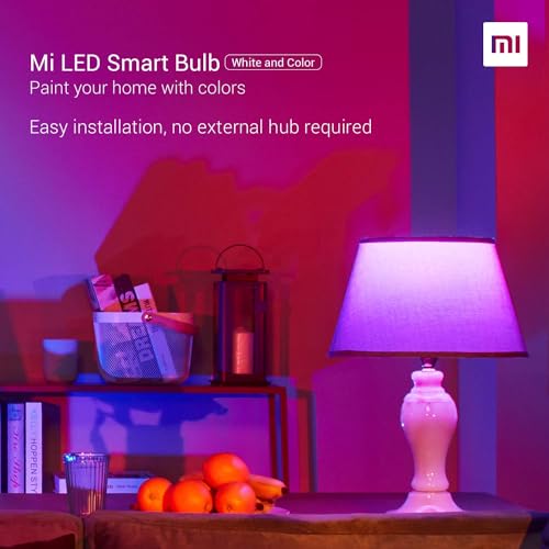 Kit 2 Lâmpada Inteligente Xiaomi LED Smart Bulb