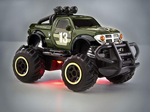 Revell 23491 RC SUV Car Dodge RAM Field Hunter Ferngesteuertes Auto, grün, 14 cm