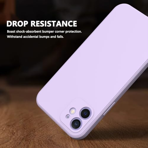 Image of for iPhone 12 Case Purple, Scratch Resistant with Soft Touch, Slim Thin Phone Cover for iPhone 12 6.1 inch