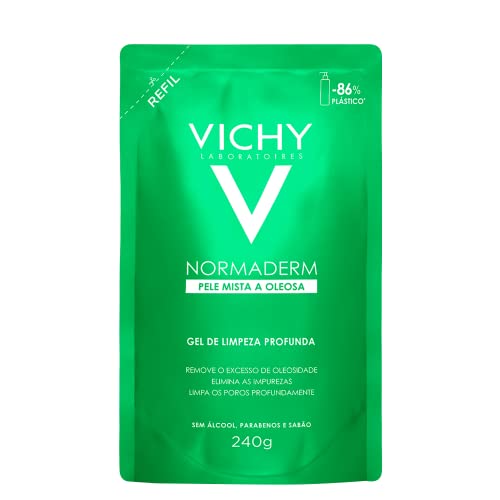 Normaderm Vichy - Gel de Limpeza Profunda Anti-Oleosidade - Refil 240g