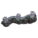 Conception portable : et compacte, cette sculpture en résine est facile à repositionner, permettant des options de style flexibles, figurine d'architecture chinoise miniature, statues d'ornements d'intérieur