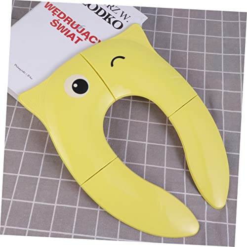 Healeved Reisesitzkissen Toilettensitzkissen Tragbarer Toilettensitzbezug Tragbares Sitzkissen Trainings-Toilettenabdeckung Toilettensitzauflage Toilettenmatte Toilettendeckel Kleinkind – Bild 5