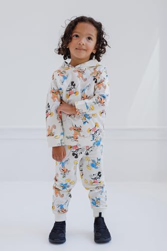 Disney Mickey Mouse Donald Duck Goofy Pluto French Terry Pullover Hoodie and Set Infant to Big Kid3