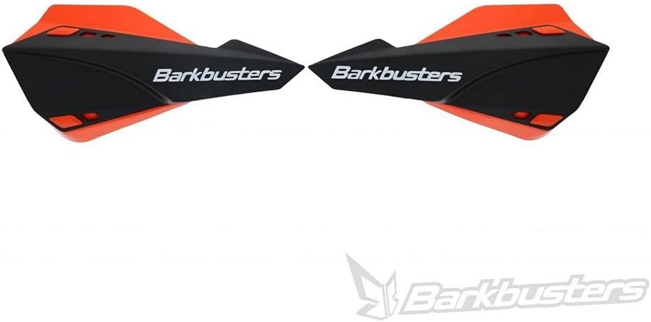 Barkbusters Sabre MX/Enduro Handguard - Black (with deflectors in Orange)