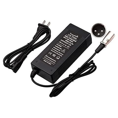 XLR 36V Charger 42V Charger 44V Charger for Swagtron Electric Bike 36V Razor ATV Crazy Cart (XLR 3Pin) Cover