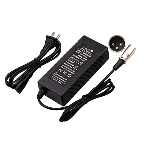 XLR 36V Charger 42V 44V Charger for 36V Razor ATV Crazy Cart (XLR 3Pin)