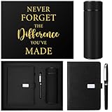 Jaloro Valentine Employees Appreciation Gift Set for Men Male Employee Thank You Gifts Never Forget The Difference You Make Notebook Pen Tumbler Gift for Coworker Teacher Staff Nurse Doctor Lady Women