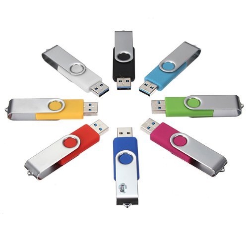 oerity Clip de Metal rotar USB U disco de alta velocidad 8 G/16 G verde verde verde 8 gb