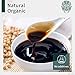 Soeos Organic Low Sodium Soy Sauce 16.2oz (480ml), USDA Organic, Naturally Brewed Soy Sauce, Soy Sauce Organic, Dark Soy Sauce, Pure Ingredients, Marinade for Meat & Vegetables., Black