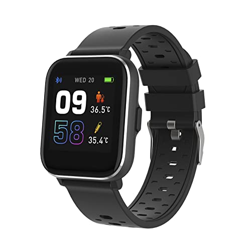 Denver SW-165 Smartwatch in Schwarz mit Bluetooth-Funktion