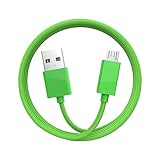 Micro USB Charging Cable Data Syn Cord Compatible with Fire Tablets, Kindle E-Readers and Samsung S7/S4/J7/J3 (Green/3ft)