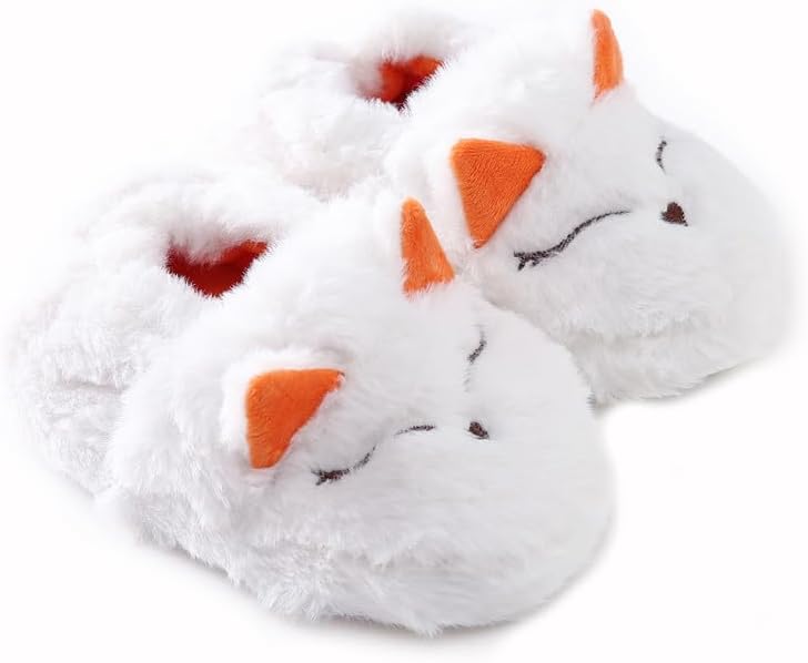 Baby Girls' Cartoon Indoor Anti Slip House Slippers