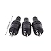 Hanzou 10 Pcs 2 Pin DIN Speaker Plug 2-Pin Plug Hifi Loudspeaker Cable Solder Connector