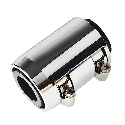 36In Stainless Steel Radiator Flexible Coolant Water Hose Kit With Chrome Caps Replacement For 1-1/4In 1-1/2In 1-5/8In Radiator Necks #TOP4