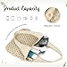Jywmsc Bolso de Playa Grande de Paja para Mujer Tote de Rafia Tejida a Mano Elegante Bandolera Boho para las Vacaciones de Verano Imagen de Jywmsc Bolso de Playa Grande de Paja para Mujer Tote de Rafia Tejida a Mano Elegante Bandolera Boho para las Vacaciones de Verano