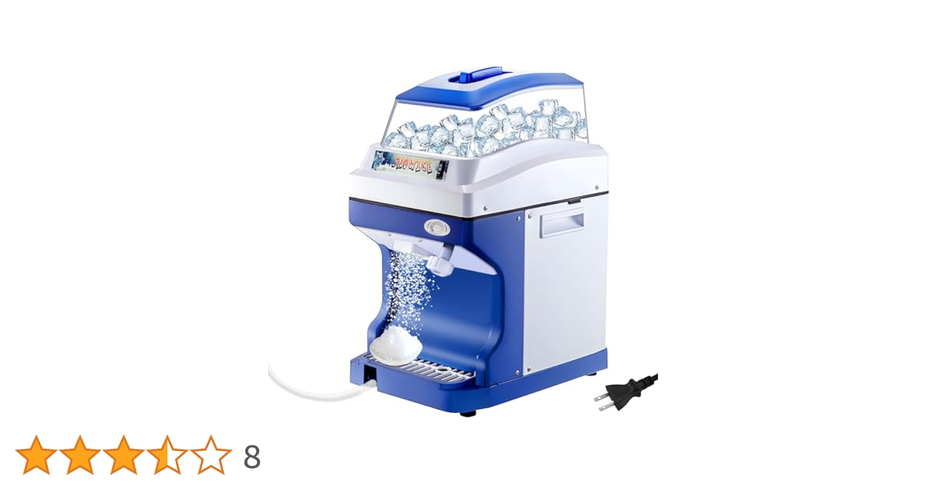 [送料無料] 業務用　かき氷機　100V 祭り　夜店 Amazon | 電動かき氷機 かき氷メーカー かき氷機 電動式 1400r