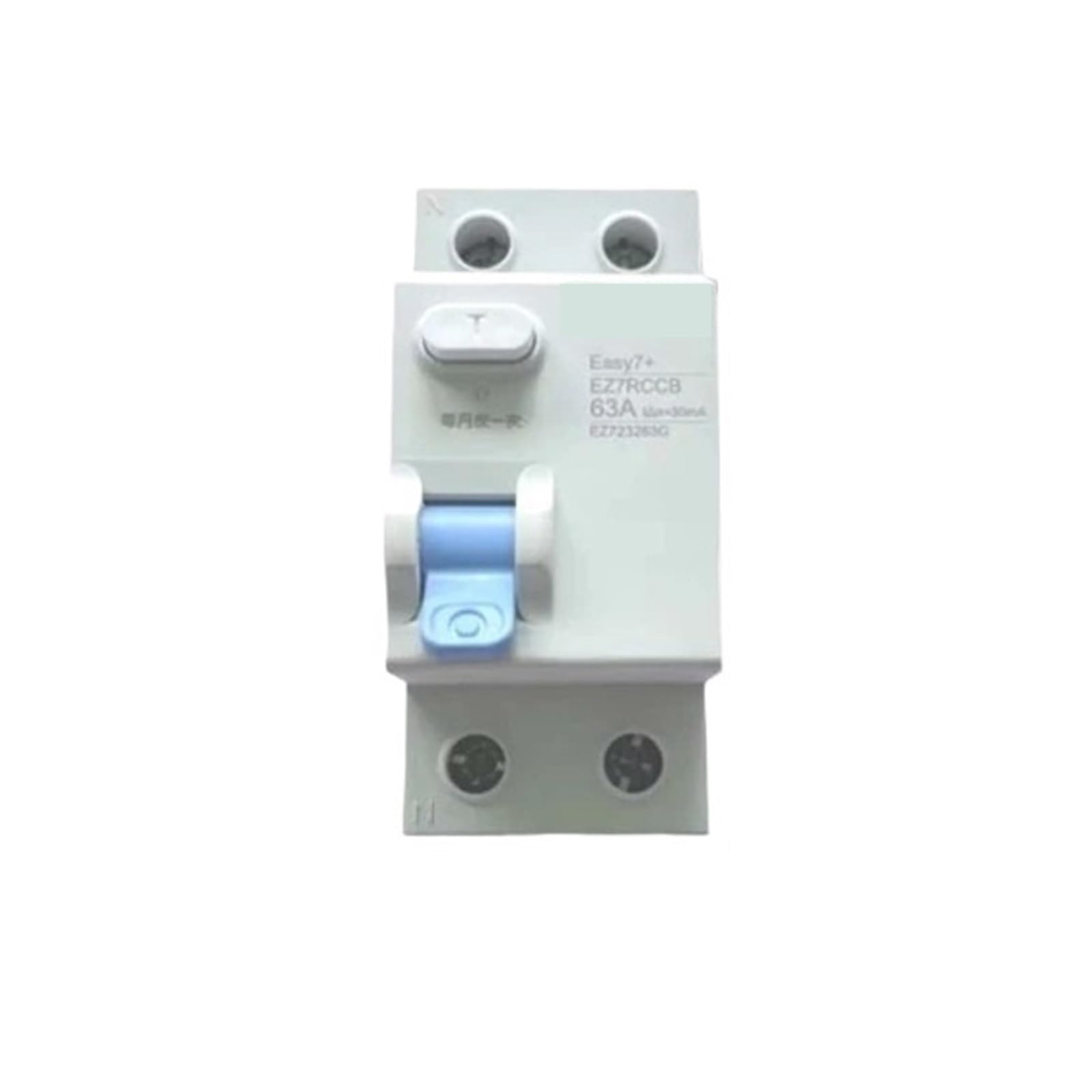 1PCS EZ7 RCCB/RCCBG with Overvoltage Protection Electronic Leakage Circuit Breaker 30mA 2P 25A 40A 63A(EZ733240G 40A)