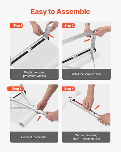 VEVOR 30ft Reach Snow Roof Rake