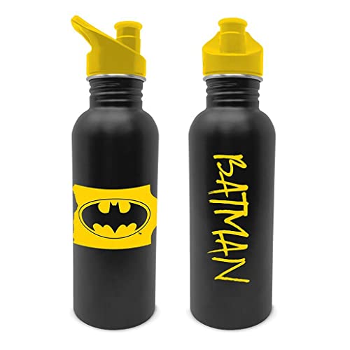 Cantimplora metálica Batman Torn ideal para llevar al colegio y excursiones