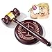 Wooden Gavel and Sound Block Set, Judge Gavel, Gavel for Meetings, Wooden Gavel for Courtroom, Hammer and Gavel Set, Mock Judges Gavel Prop, Auction Gavel ﻿2025 New ''Justice is Never Late''