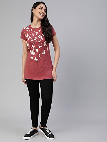 Image of Lyra Women's Cotton Regular Fit T-Shirt