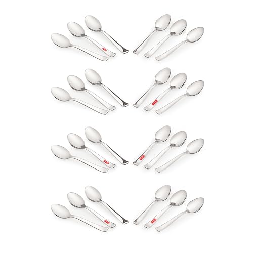 Image of HAZEL Stainless Steel Small Spoons Set of 24 | Baby Serving Spoon