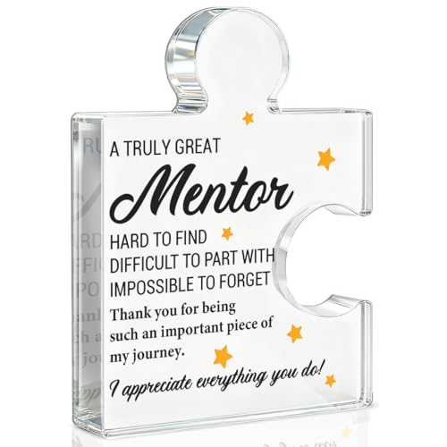 Mentor Gifts for Women Men, Gifts for Mentors Thank You Retirement Farewell Birthday, Best...