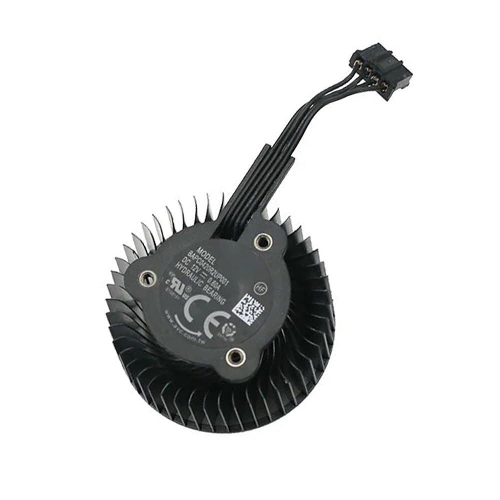 BAPC0420R2UP001 - Ventilador de refrigeración de tarjeta gráfica de 37 mm de repuesto para ventilador silencioso RTX A2000