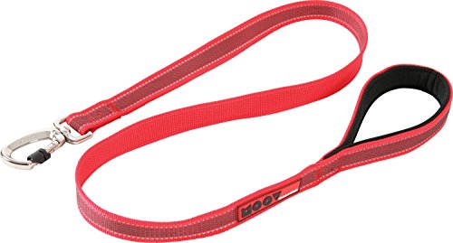 Zolux Lead Moov Réflective 1.20 m Long and 15 mm wide  Red
