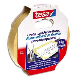 Set di 16 tesa nastro adesivo carta Krepp Special Arti Grafiche, Rotolo di 19 mm x 25 m
