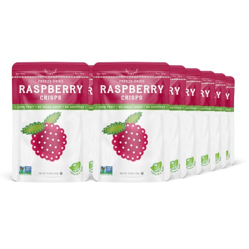 Nature’s Turn Freeze-Dried Raspberry Crisps – Healthy, Gluten-Free, Crispy &